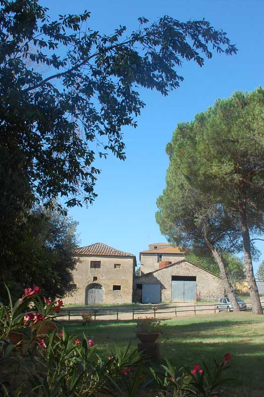 Buildings and car park at Lupo Vecchio